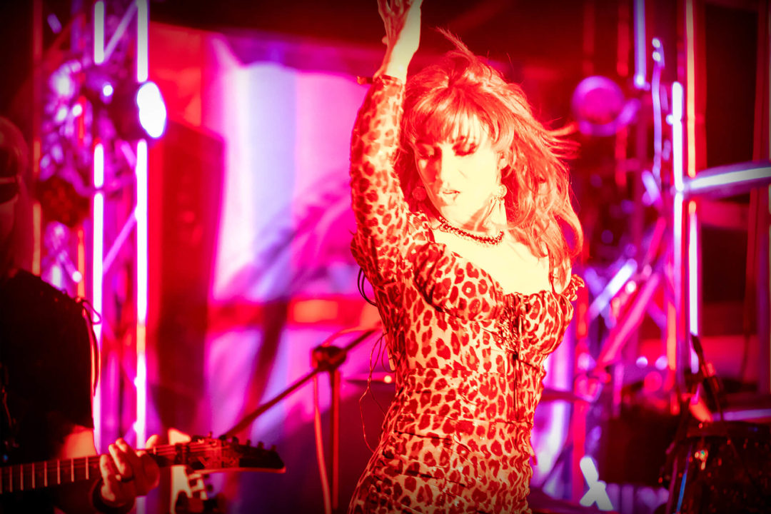 Musicians Pop Gun ReRun performing live [media shoot project].